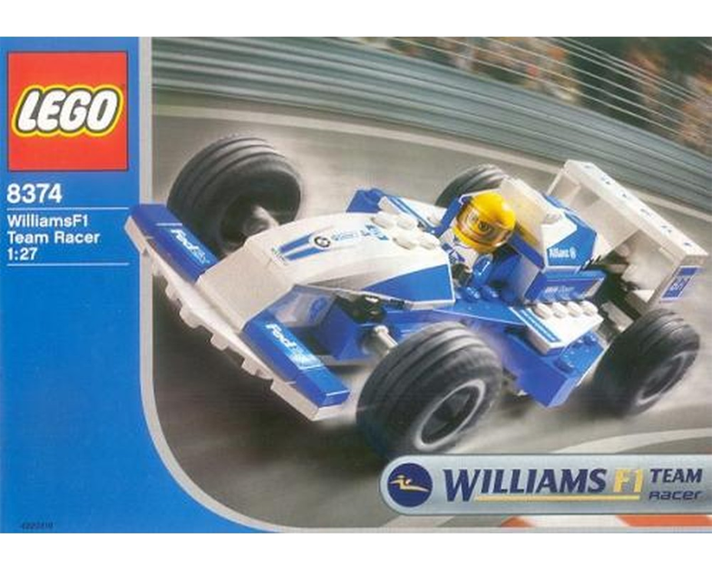Lego Set 8374 - Williams F1 Team Racer 1:27 (2003) Precut Replacement Sticker