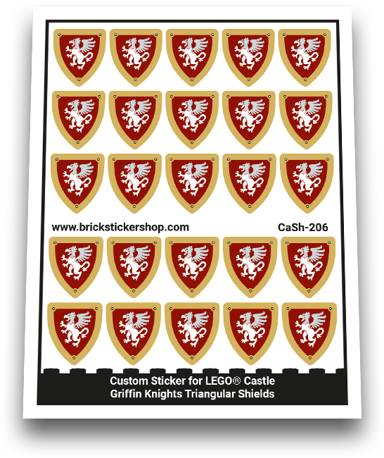 Griffin Knights Triangular Shields - CaSh-206 - Afbeelding 1