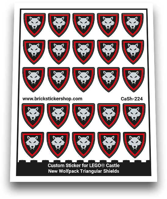 New Wolfpack Triangular Shields - CaSh-224 - Afbeelding 1