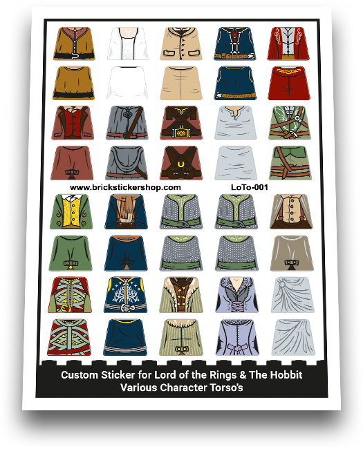 Lord of the Rings &amp; The Hobbit Various Torso's - LoTo-001 - Afbeelding 1