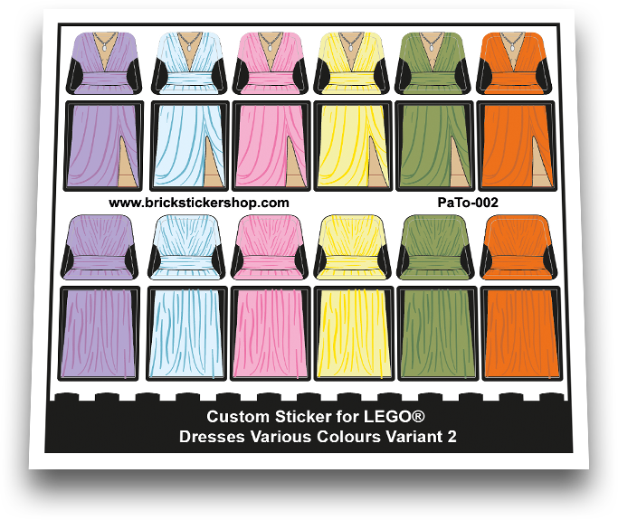 Dresses Various Colours Variant 2 - PaTo-002 - Afbeelding 1
