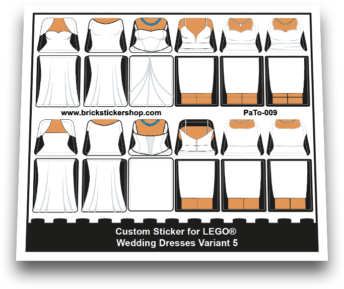 Wedding Dresses Variant 5 - PaTo-009 - Afbeelding 1