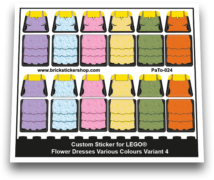 Flower Dresses Various Colours Variant 4 - PaTo-024 - Afbeelding 1