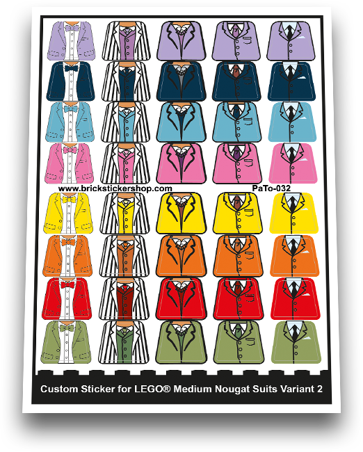 Medium Nougat Suits Variant 2 - PaTo-032 - Afbeelding 1