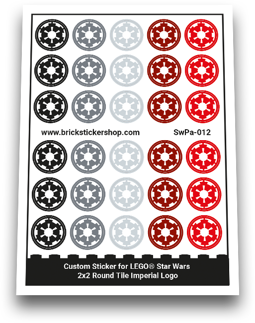 Imperial Logo for 2 x 2 Round Tile - SwPa-012 - Afbeelding 1