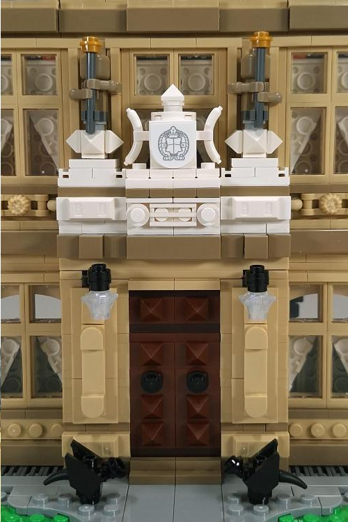 Alternative Sticker for Set 21373 - Wayne Manor (Downton Abbey)