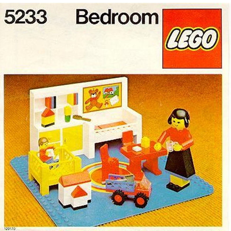 Replacement Sticker voor Set 5233 - Bedroom