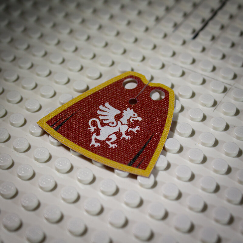 Custom Textile for Standard Cape with Griffin Knights Pattern