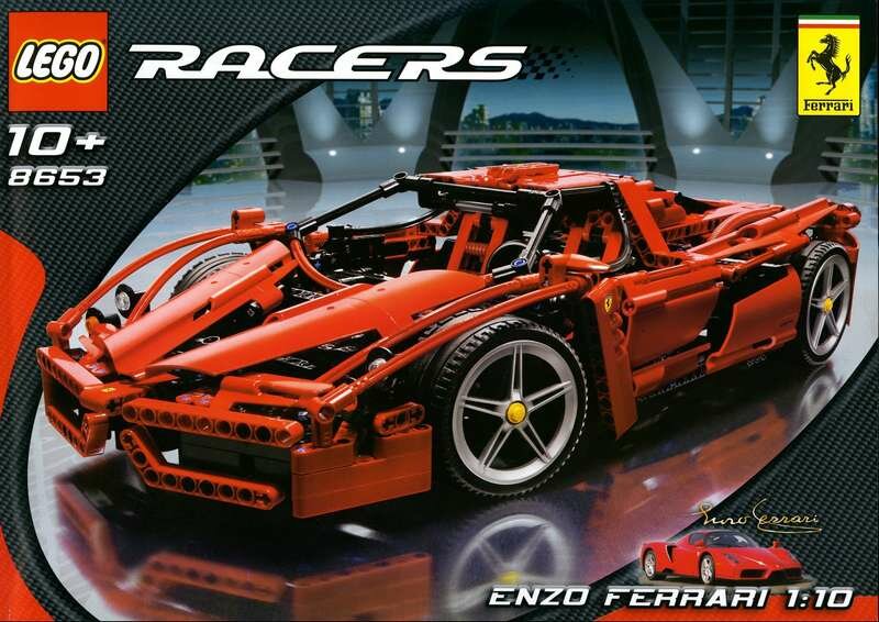 Replica Sticker voor Set 8653 - Enzo Ferrari 1-10