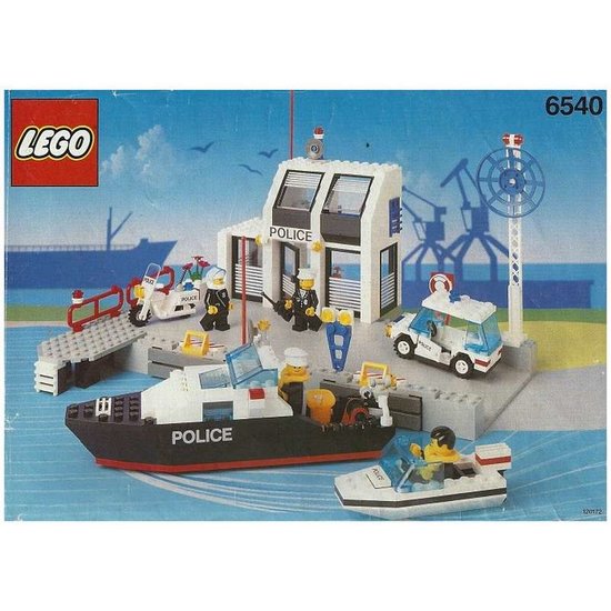 Replacement Sticker for Set 6540 - Pier Police