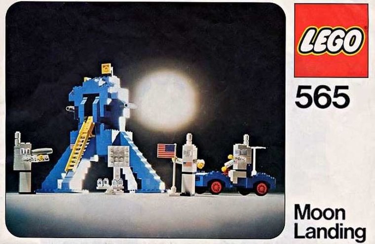 Replacement Sticker for Set 565 - Moon Landing