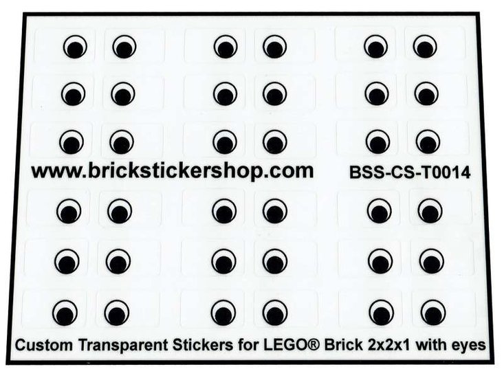 LEGO Sticker - High Quality Replacement - Brickstickershop -  BrickStickerShop
