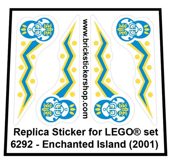 Replacement Sticker for Set 6292 - Enchanted Island