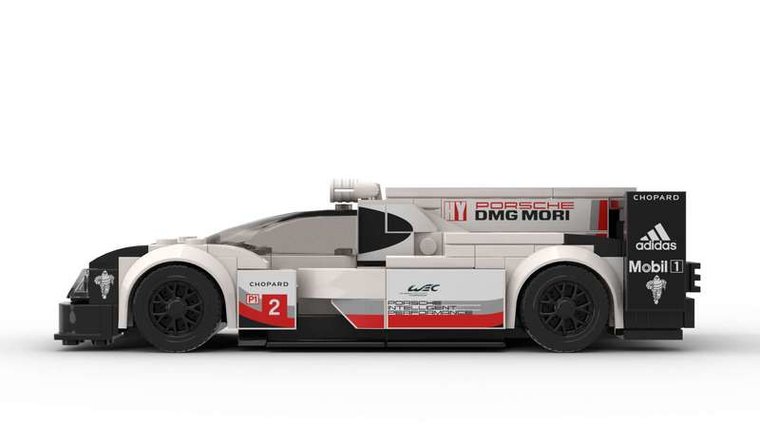 Custom Sticker - Rebrickable MOC 61175 - Porsche 919 Hybrid