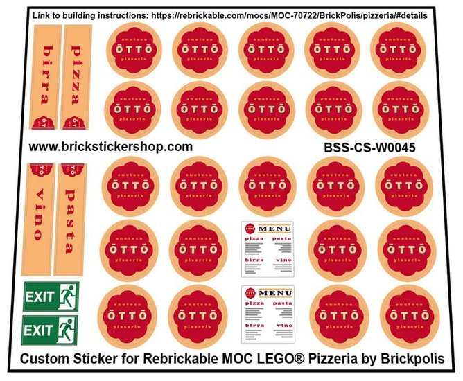 Rebrickable MOC-70722 (Brickpolis) - Sticker