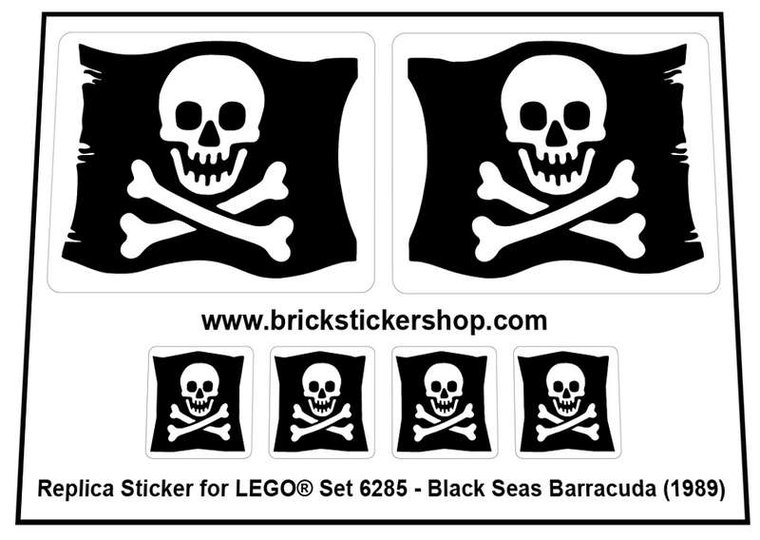 Set 6285 - Black Seas Barracuda - sticker