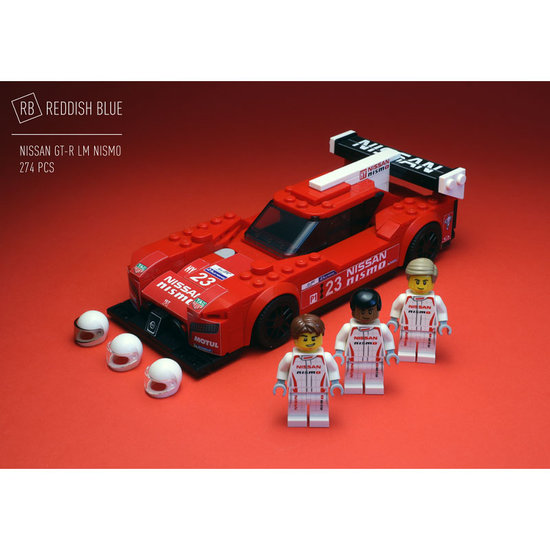 71342 - Nissan GT-R LM Nismo LMP1 (Red Version)