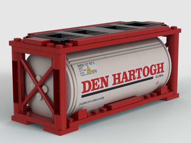 Custom Sticker - Den Hartogh Tanktainer (Liquid Logistics)