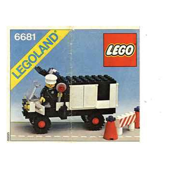 Precut Custom Replacement Stickers for Lego Set 6681 - Police Van (1981)