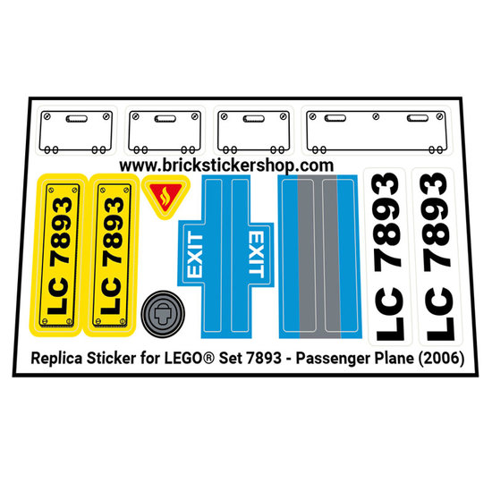 Lego Set 7893 - Passenger Plane (2006)