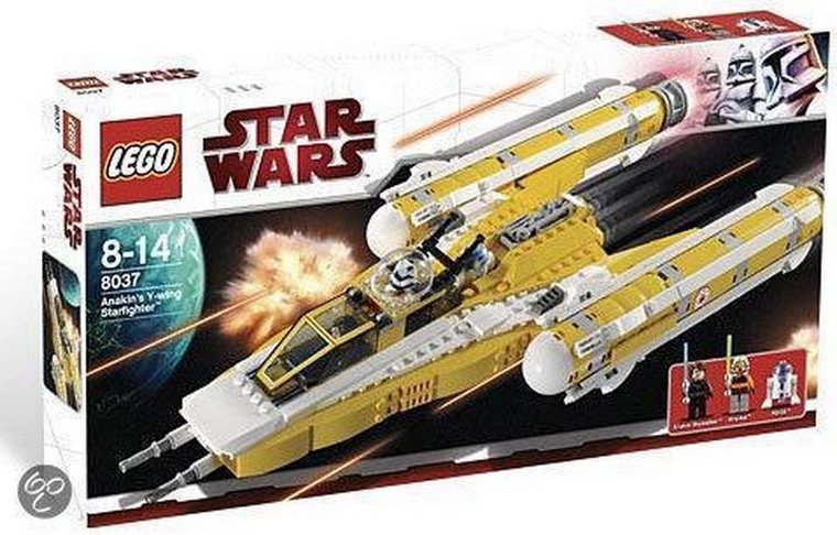 Lego Set 8037 - Anakin&#039;s Y-wing Starfighter (2009)