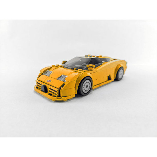 Rebrickable MOC 95591 - Bugatti EB110 (SS &amp; GT) (Yellow Version) by SFH_bricks