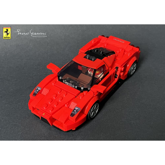 Custom Sticker for Rebrickable MOC 95299 &amp; 91417 - Ferrari Enzo &amp; Ferrari 288 GTO by AbFab74