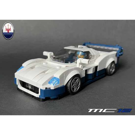 Custom Sticker for Rebrickable MOC 93951 - Maserati MC12