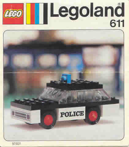 Vintage lego police car deals