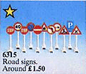 Replacement Sticker for Set 6315 - Road Signs