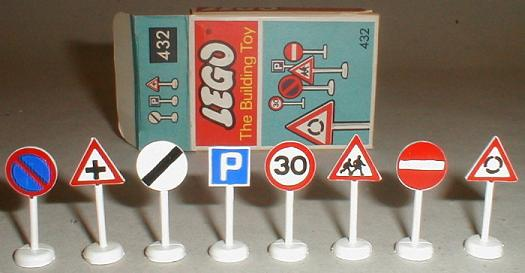432-1 - Road Signs (The Building Toy)