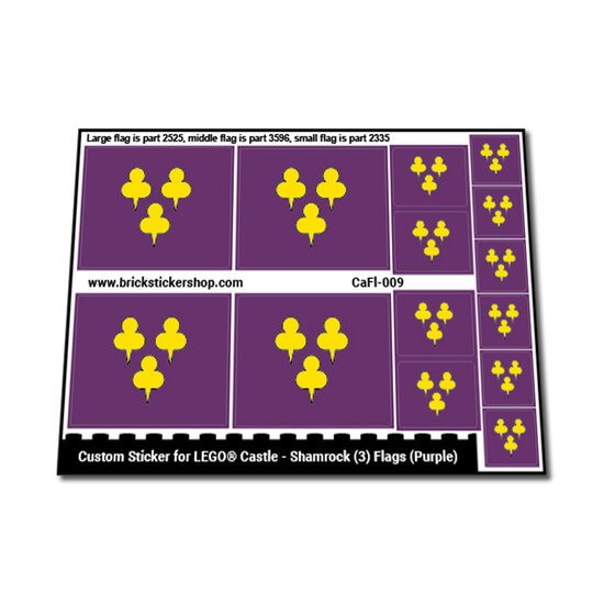Shamrock Flags (Purple)