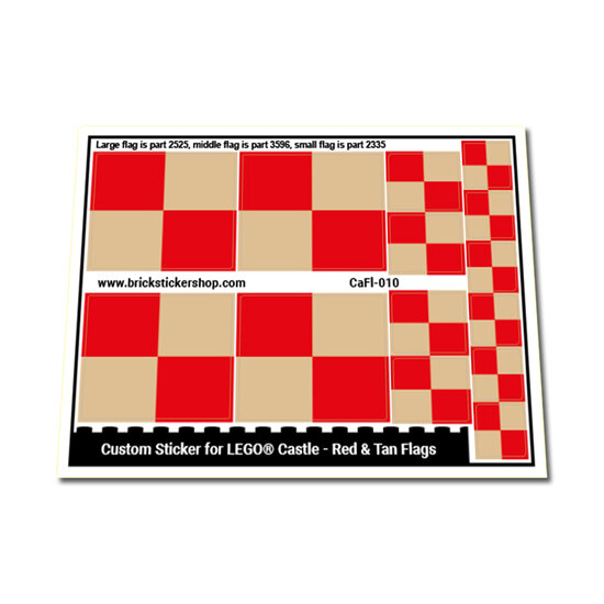 Red &amp; Tan Flags