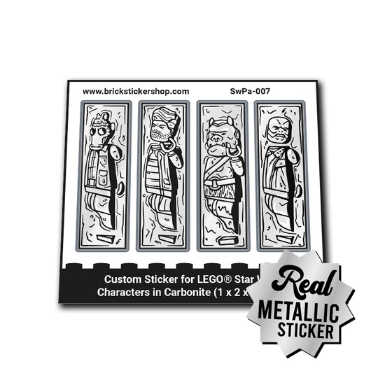 Custom Sticker - Characters in Carbonite