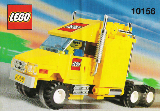 Replacement Sticker for Set 10156 - LEGO Truck