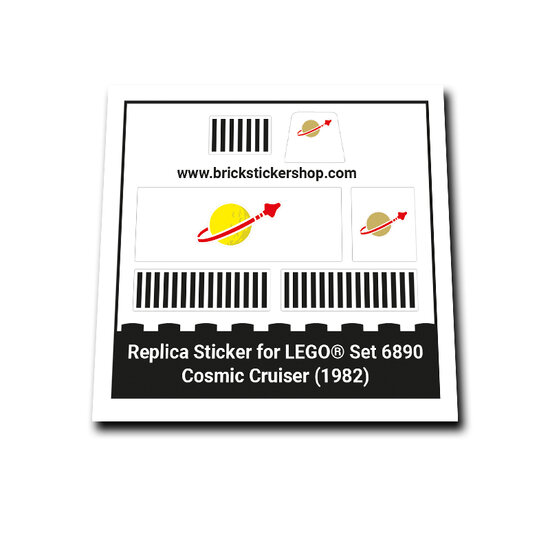 Replacement Sticker for Set 6890 - Cosmic Cruiser