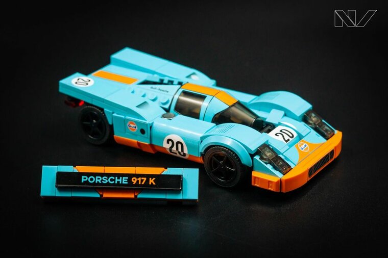 Custom Sticker - Rebrickable MOC 134392 - Porsche 917K by NV Carmocs