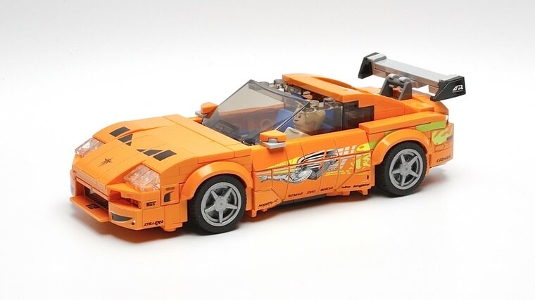 Custom Sticker - Rebrickable MOC 138484 - Toyota Supra - Fast &amp; Furious by Barneius