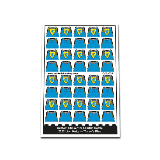 Custom Sticker - 2022 Lion Knights Torso&#039;s Blue