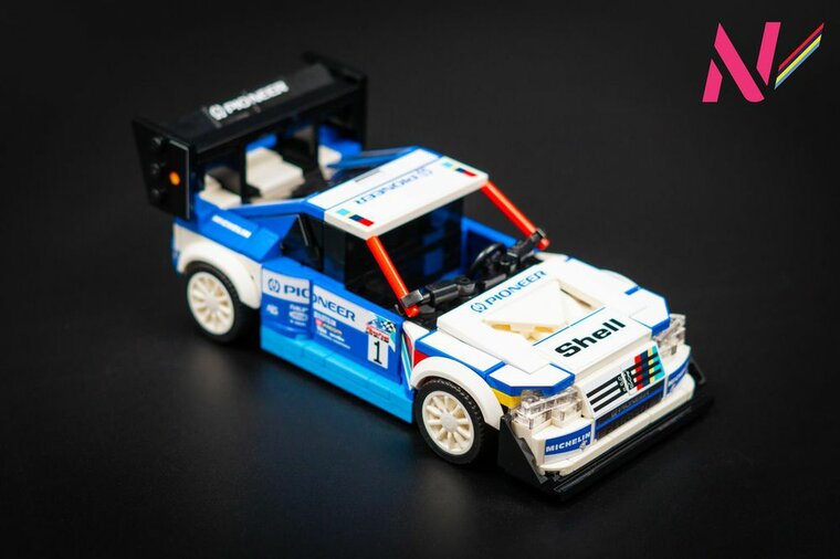 Custom Sticker - Rebrickable MOC 153665 - Peugeot 405 T16 Pikes Peak by NV Carmocs