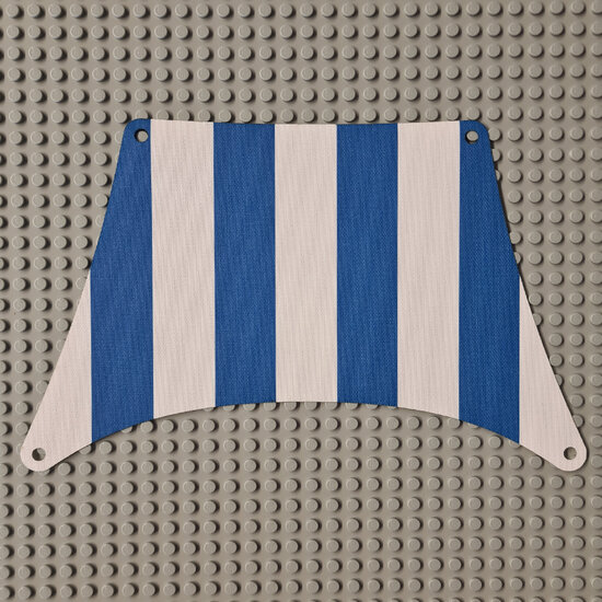 Replica Sailbb22 - Cloth Sail 27 x 17 Top with Blue Thick Stripes Pattern