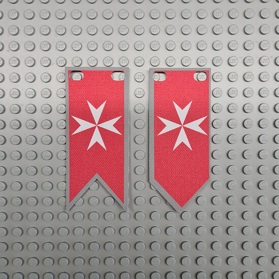 Custom Cloth - Banner with Maltese Cross