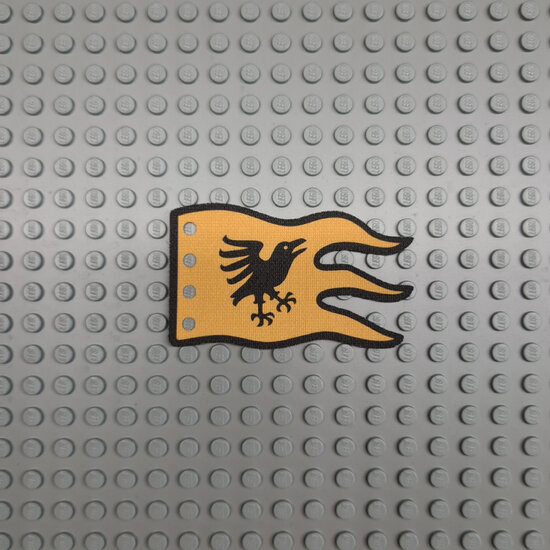 Custom Cloth - Flag 8 x 5 Wave with Black Raven Emblem