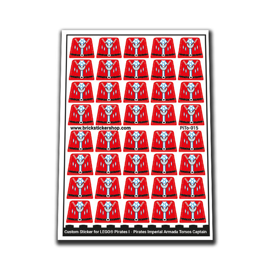 Custom Sticker - Pirates I - Pirates Imperial Armada Torsos Captain