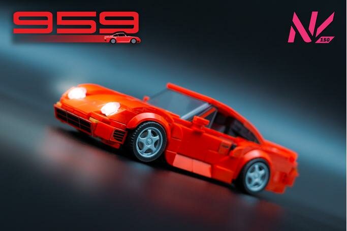 Custom Sticker - Rebrickable MOC-165269 - Porsche 959 by NV_Carmocs