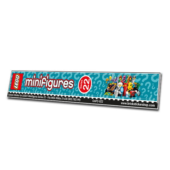Custom Sticker - Cover for Minifig Series 22