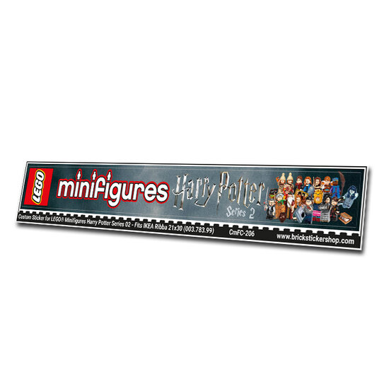 Custom Sticker - Cover for Minifig Harry Potter Series 02