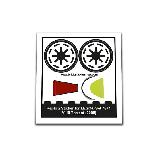 LEGO Sticker - High Quality Replacement - Brickstickershop.