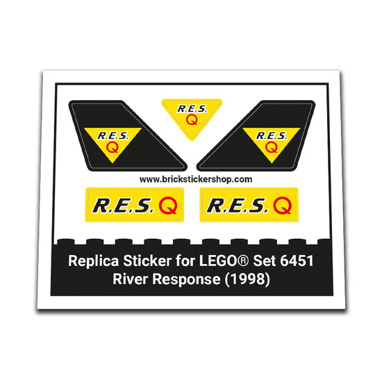 Replacement Sticker for Set 6451 - River Response