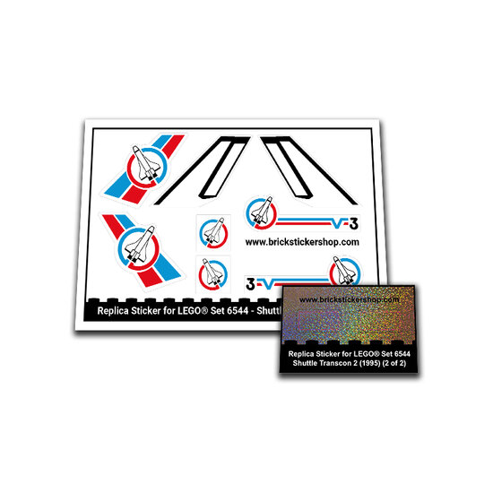 Replacement Sticker for Set 6544 - Shuttle Transcon